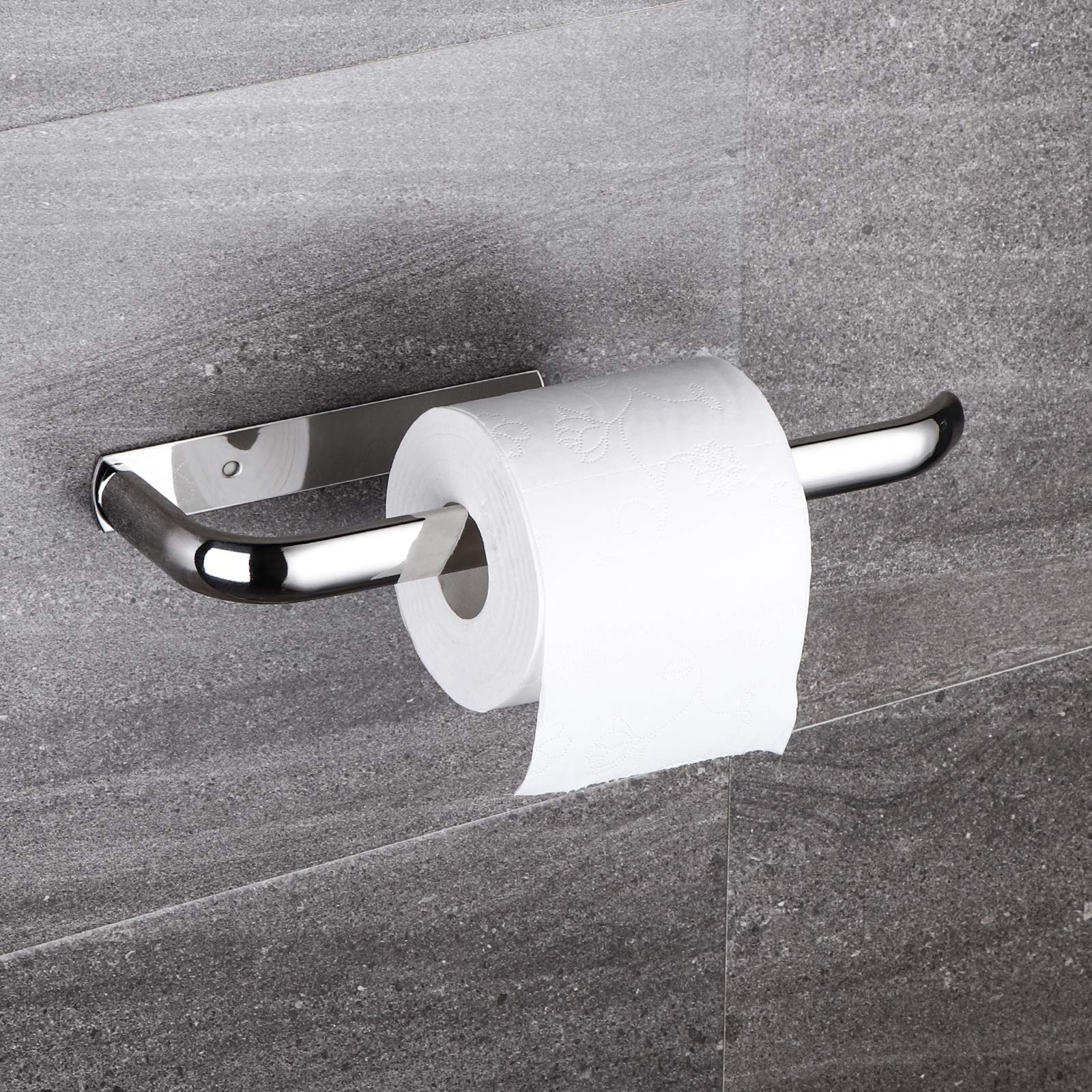 304 Stainless Steel U-Shaped Towel Bar - Self Adhesive & Wall Mounted Rust-Resistant Bathroom Kitchen Towel Holder - Perfect for Bathrooms, Kitchens, and Spa Areas