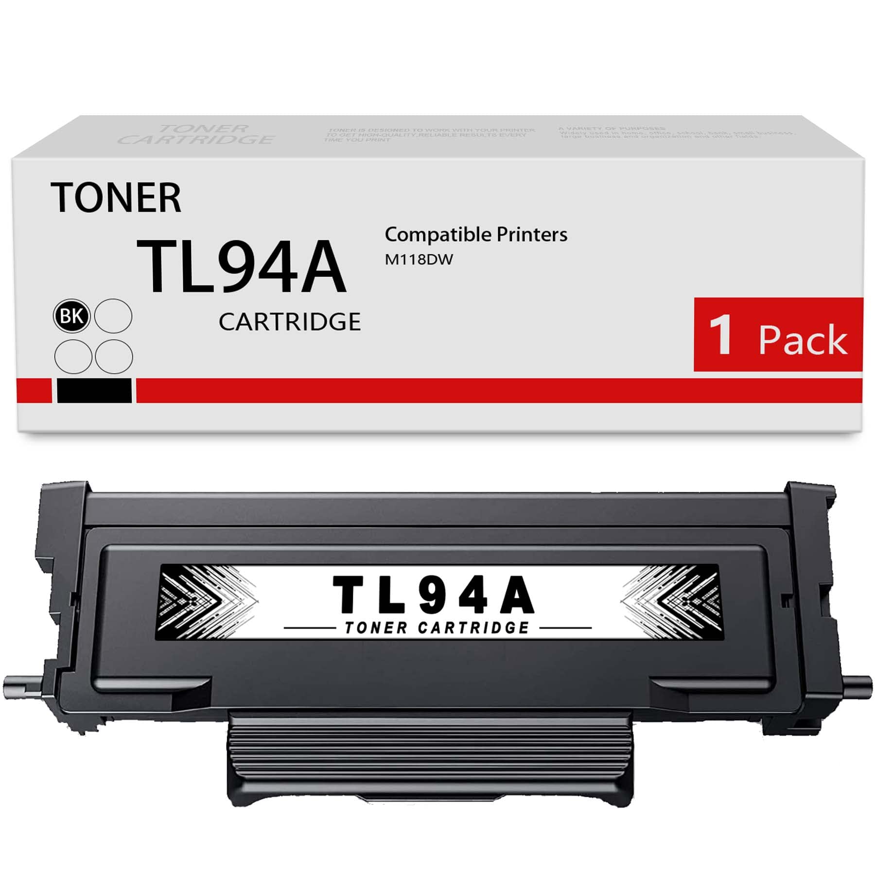 ALUMUINK TL94A Black Toner Cartridge Replacement for Pantum M118DW Printer - High Yield 1-Pack | Perfect for Home Office Printing, School Projects & Small Business Documents