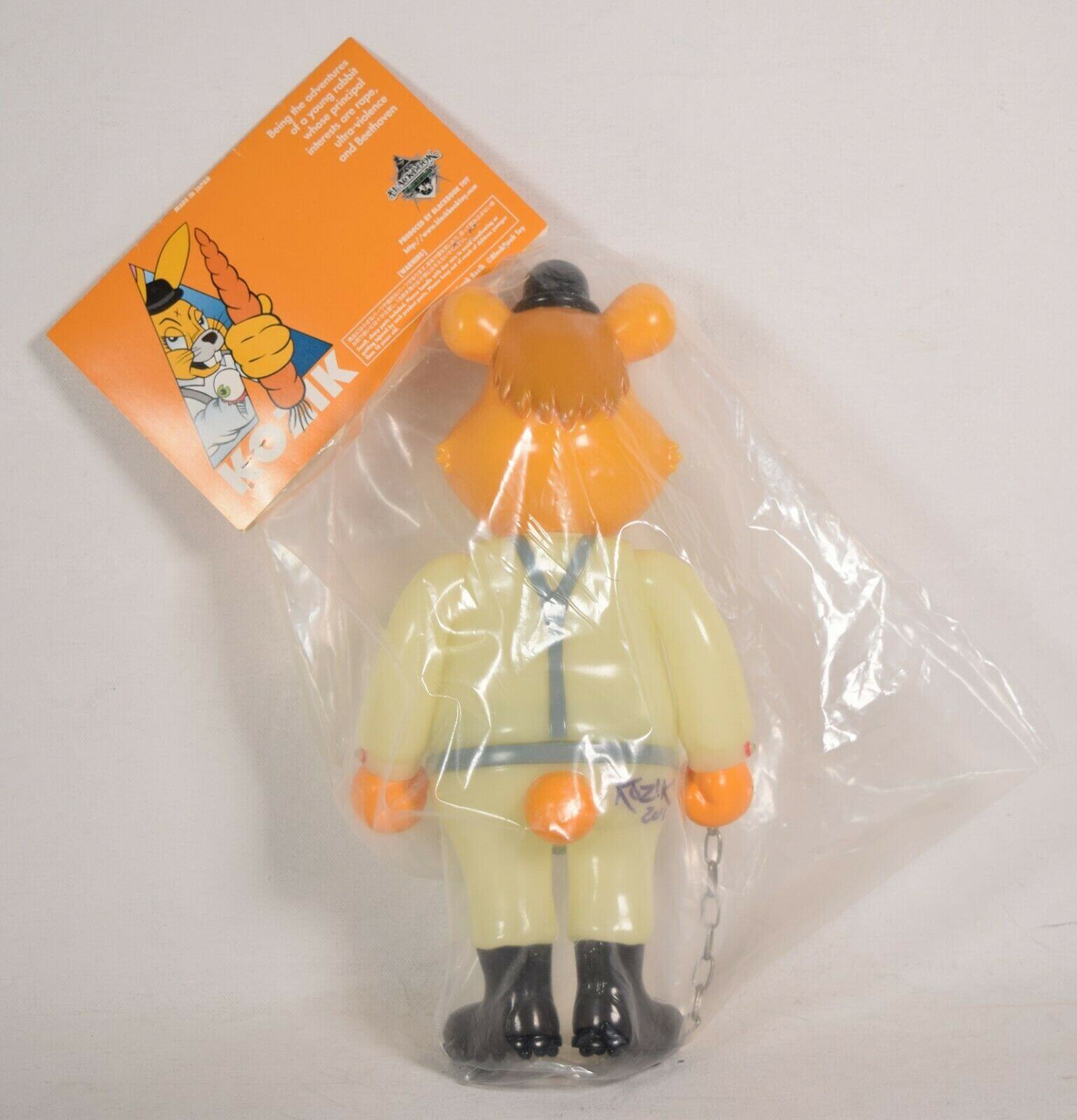 Frank Kozik Signed Clockwork Carrot Glow in The Dark Vinyl Toy - Limited Edition Collectible for Home Decor & Pop Art Displays