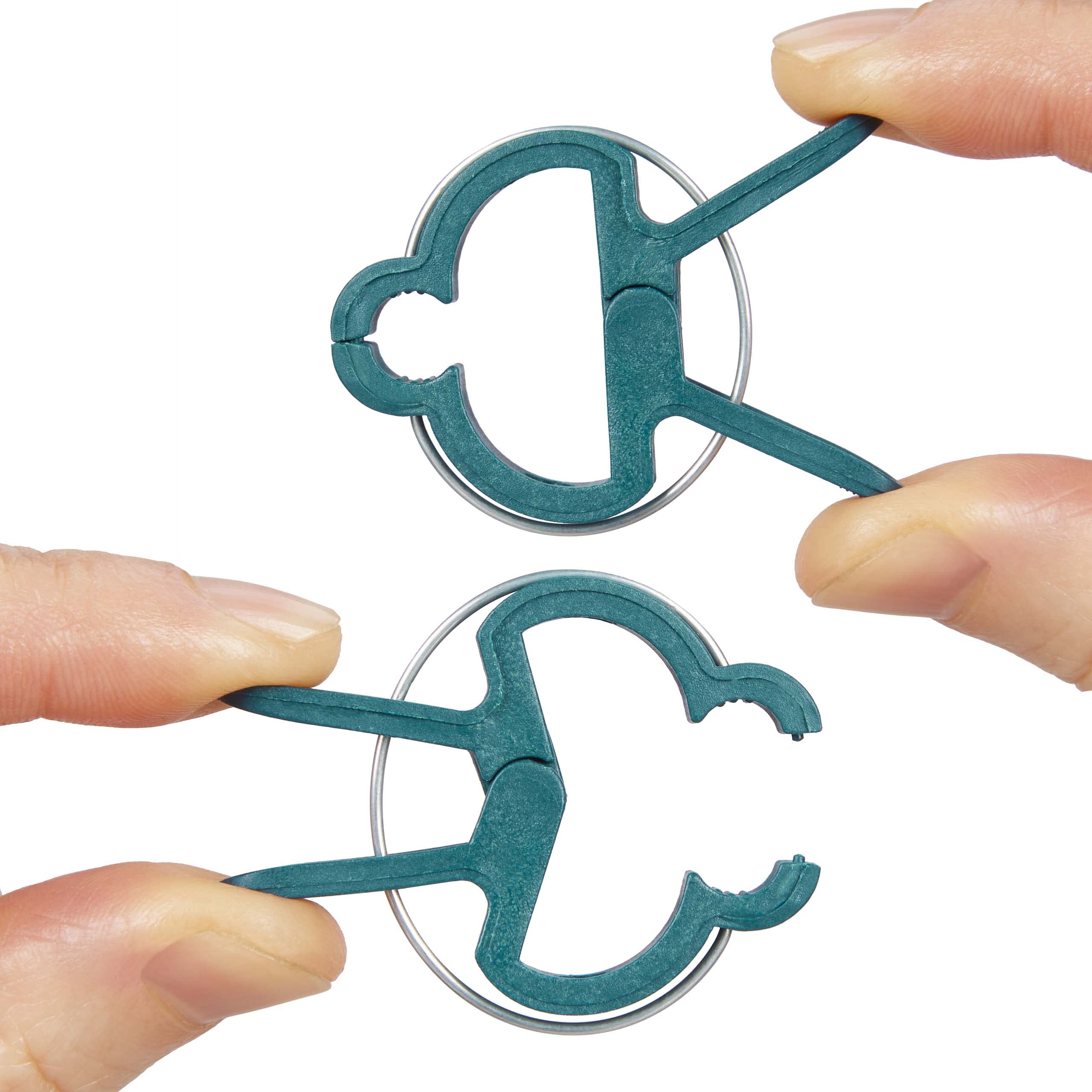 50 Pack Medium Plant Support Clips - Heavy Duty Garden Clips for Climbing Plants, Vines & Flowers - Adjustable Plant Ties for Tomato, Cucumber, Rose Plants - Perfect for Indoor/Outdoor Gardening & Greenhouse Use