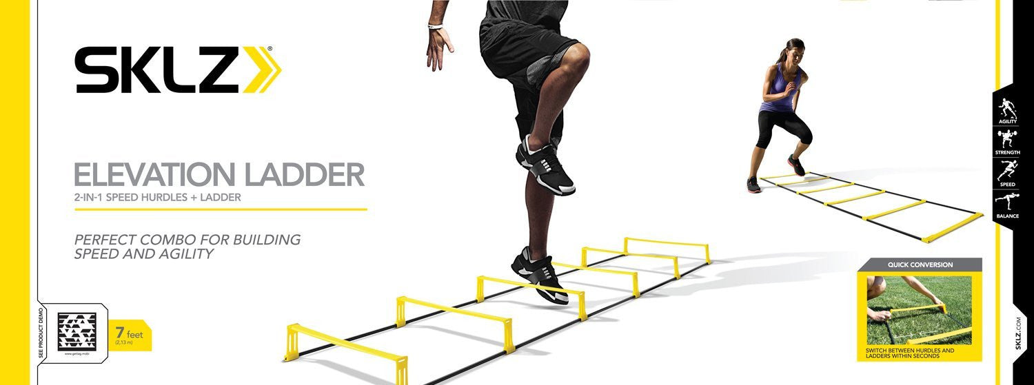 SKLZ Elevation Ladder - Adjustable Basketball Training Equipment for Vertical Jump Improvement - Perfect for Home, Gym & Outdoor Basketball Practice