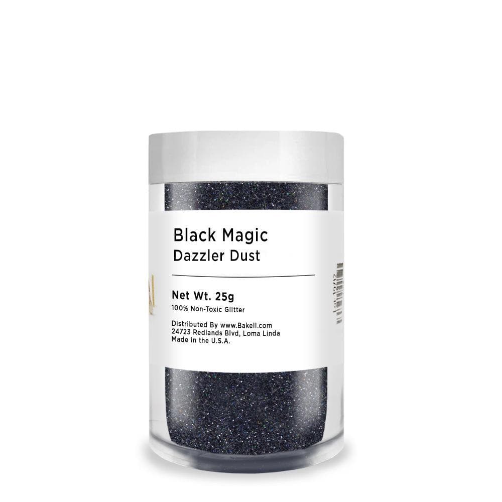 Black Magic Dazzler Dust® Bulk Size - Premium Cosmetic Glitter for Face & Body - Perfect for Halloween, Festival Makeup & DIY Crafts