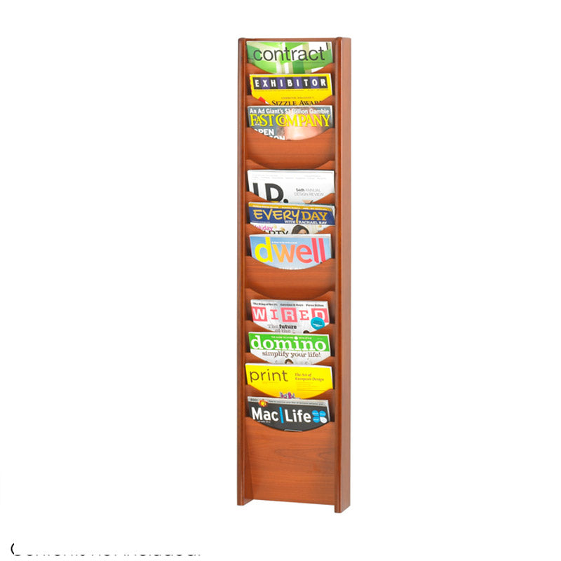 12-Pocket Wooden Wall Organizer - Rustic Wall Display for Keys, Mail & Photos - Perfect for Entryway, Kitchen & Office Organization