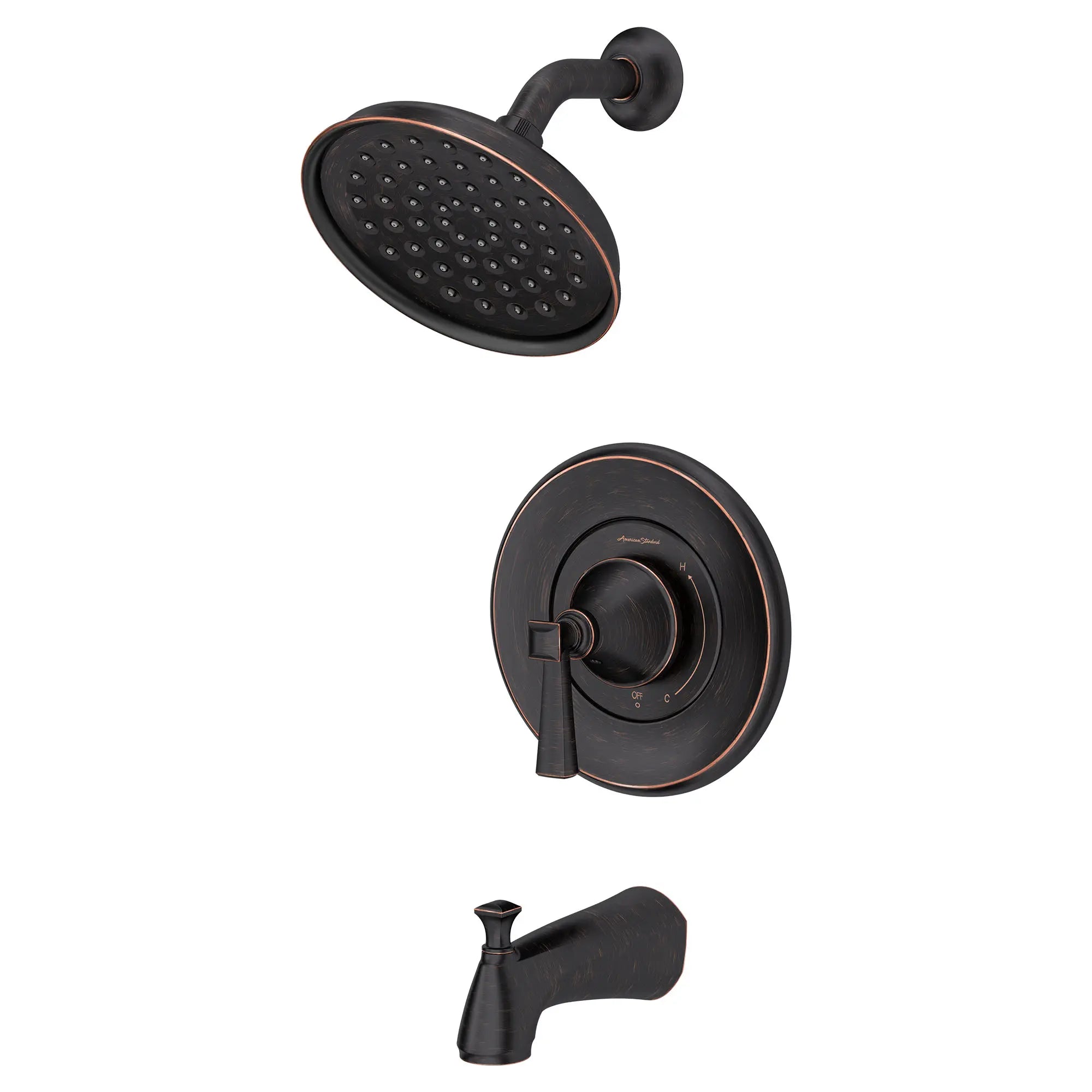 Glenmere 2.5 GPM/6.8 LPM Pressure Balance Tub and Shower Trim Kit with Showerhead & Double Ceramic Cartridge - Perfect for Bathroom Renovation and Modern Home Upgrades