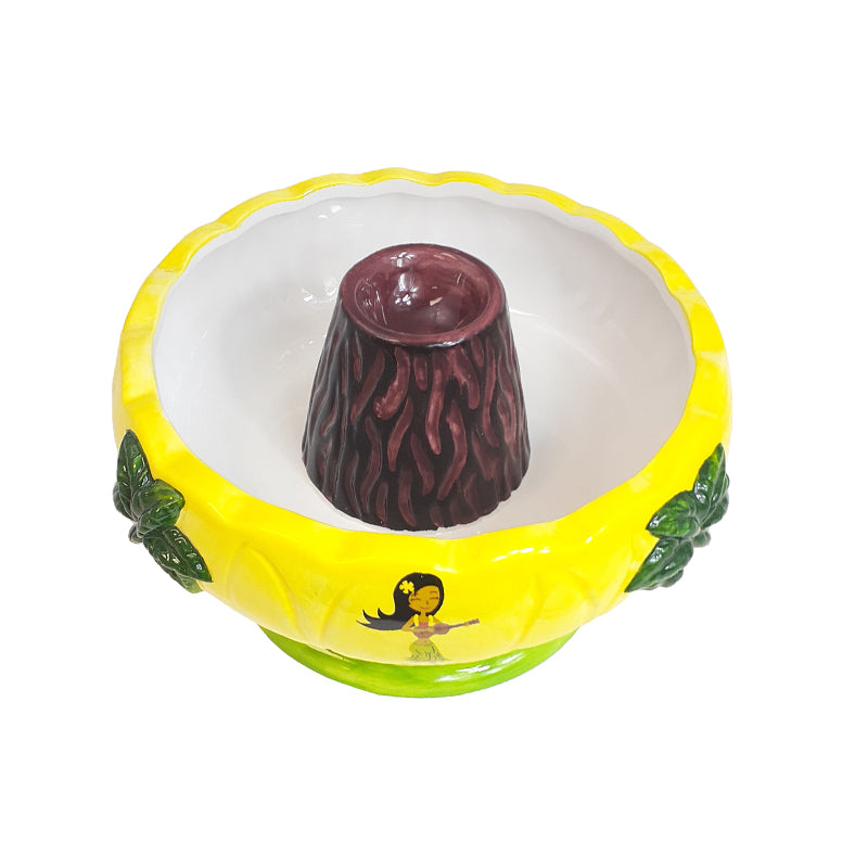 BarConic® 48oz Volcano Bowl - Premium Large Party Serving Bowl for Punch, Salad & Snacks - Perfect for Entertaining, BBQs & Gatherings
