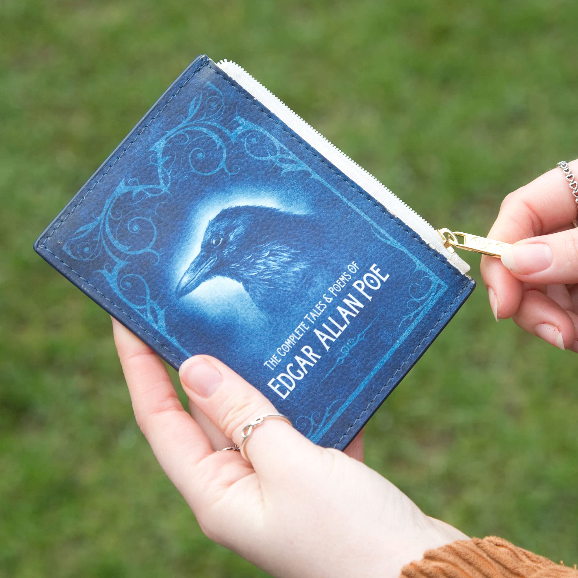Book Themed Coin Purse for Book Lovers - Perfect Literary Gift for Book Club Members, Readers & Writers - Cute Bookworm Wallet for Women by Well Read | Great for Reading Events, Book Fairs & Daily Use