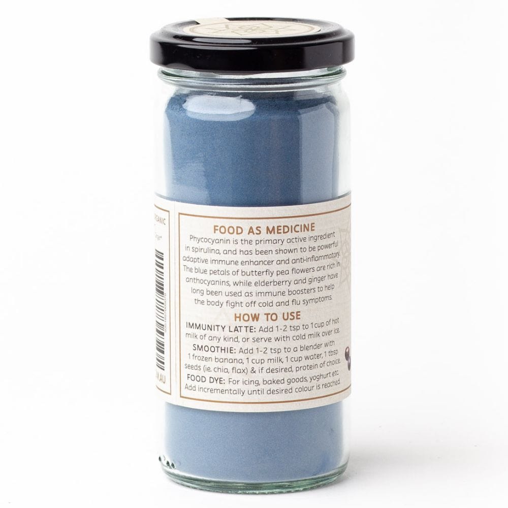Mindful Foods Stardust Blue Immunity Boosting Superfood Powder - 100g | Antioxidant Rich, Vegan & Gluten-Free | Perfect for Smoothies, Yogurt & Wellness Drinks
