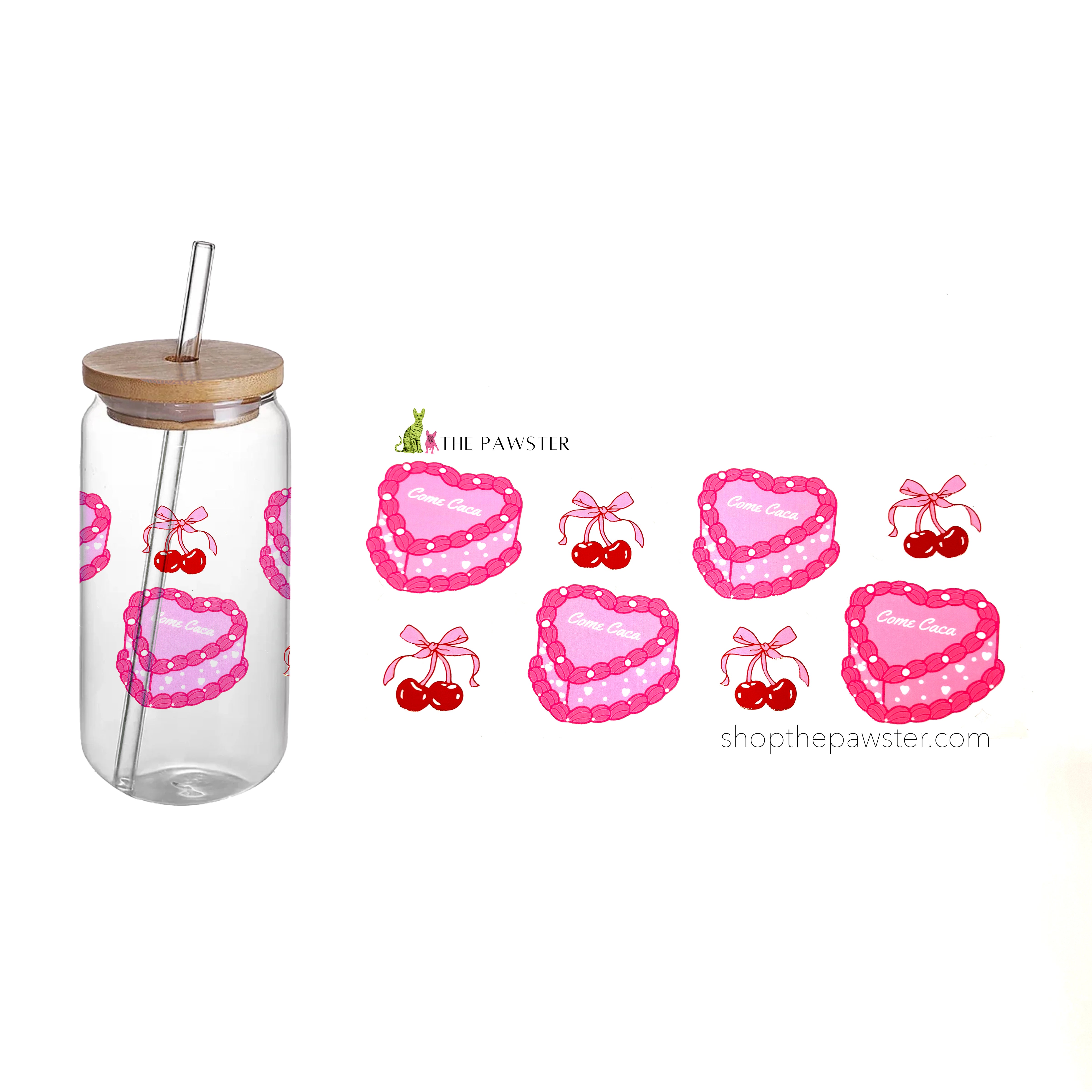 Vintage Cake 16oz Cup Wrap - Decorative Cup Sleeve for Coffee, Tea & Hot Beverages - Perfect for Cafes, Bakeries & Home Use