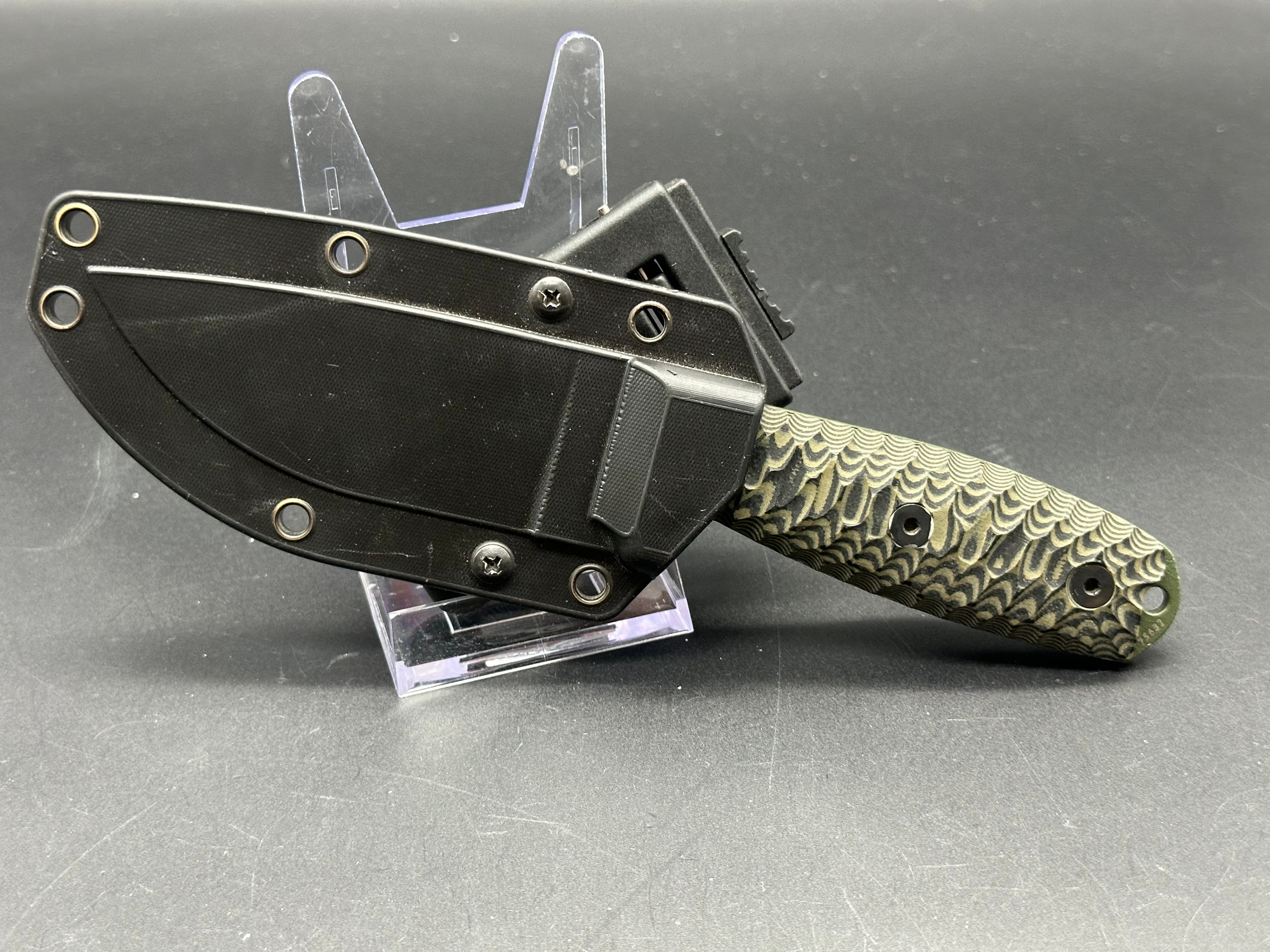 ESEE 3 Survival Knife with Custom G10 Scales - Perfect for Camping, Hunting & Outdoor Adventures