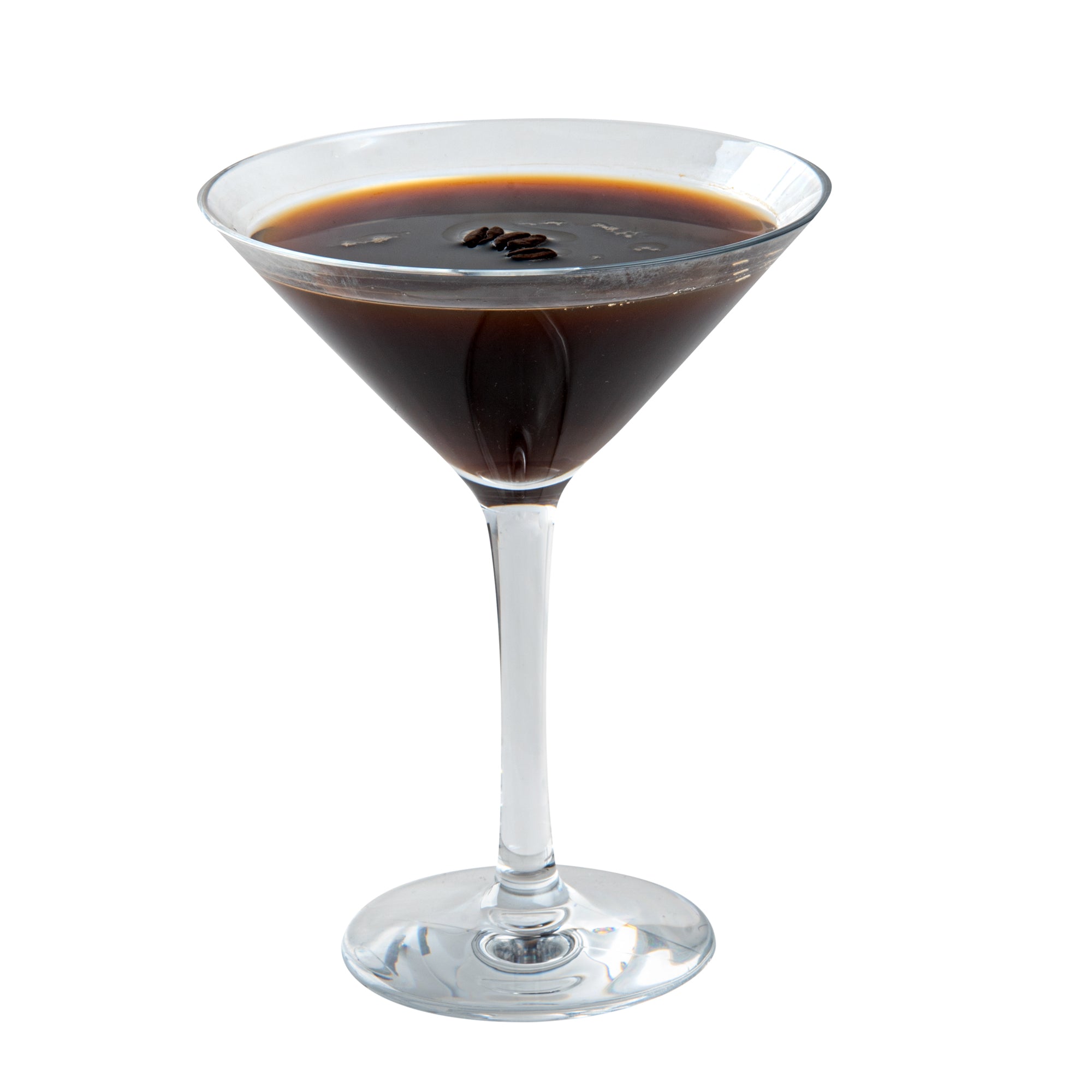 Bev Tek 10 oz Shatterproof Polycarbonate Cocktail Martini Glasses - Set of 6, 5.25