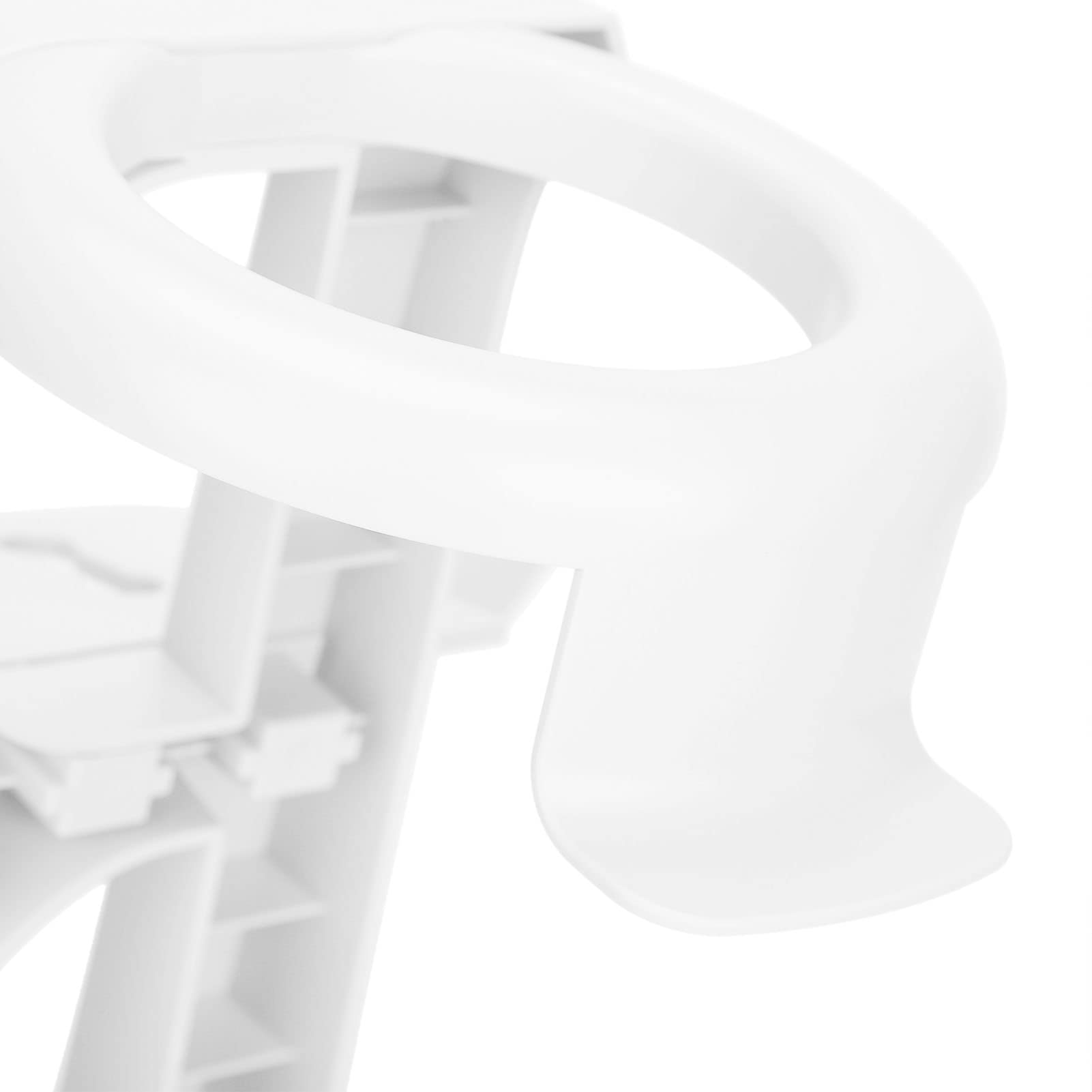 CHICIRIS VR Headset Stand & Controller Holder - Durable Plastic VR Accessories Organizer for Oculus Rift S & HTC Vive (White) - Perfect for Gaming Setup & VR Equipment Storage