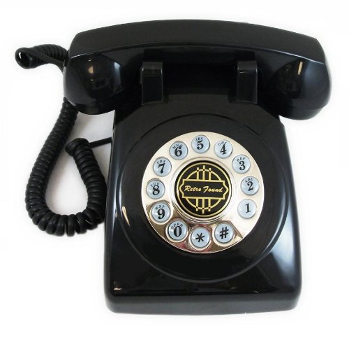 Paramount PMT-1950-DESKPHONE-BK Black Office Desk Phone with Caller ID - Perfect for Home & Business Communication