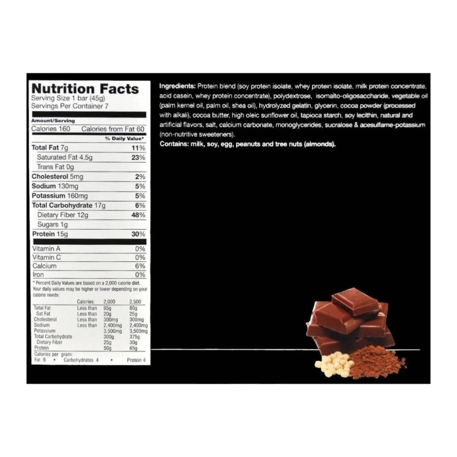 PROTIFIT - Low Calorie Chocolate Crisp Protein Bar 3 Pack | 15g Protein, Low Carb, Low Sugar | Ideal Protein Compatible | Perfect for Post-Workout Recovery, Healthy Snacking & Weight Management