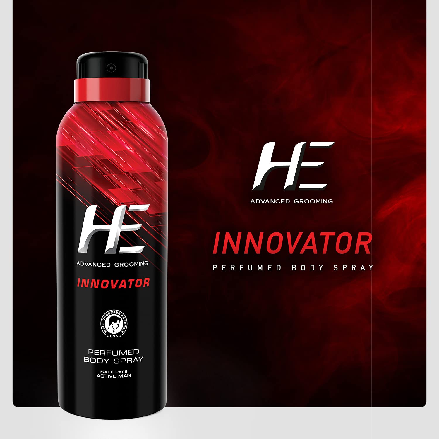 HE Innovator Men's Deodorant - 5.07 oz (150ml) | Long-Lasting Odor Protection | Fresh Scent for Active Lifestyle | Gym, Work & Daily Use