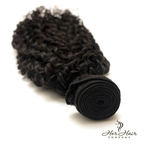 Brazilian Kinky Curly Hair 1 Bundle - 100% Human Hair Extensions for Black Women | Perfect for Protective Styles, Wig Making & Natural Hairstyles