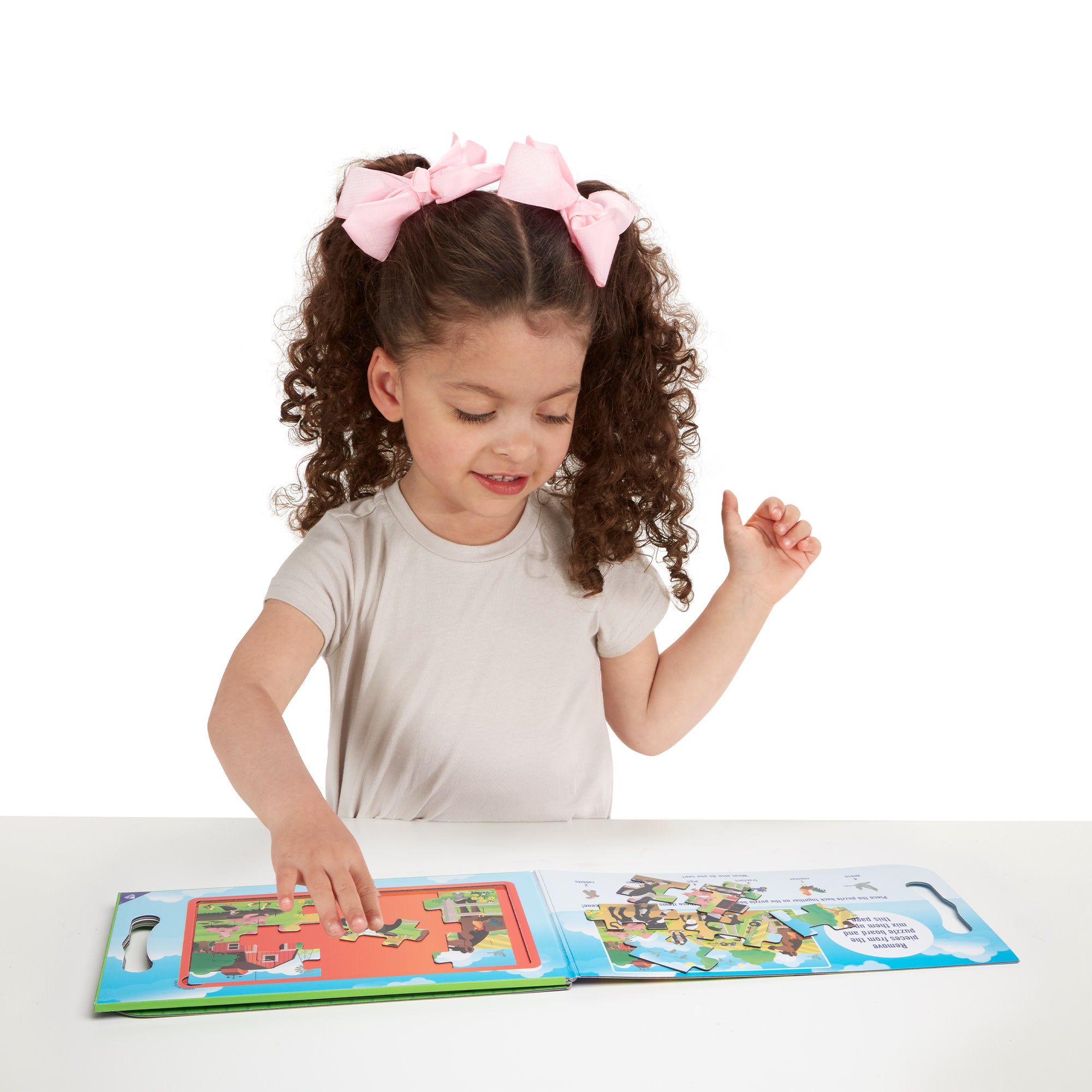 Portable Magnetic Farm Animal Jigsaw Puzzle Set - Fun Travel & Educational Toy for Kids - Perfect for Road Trips, Airplane Rides & Classroom Activities