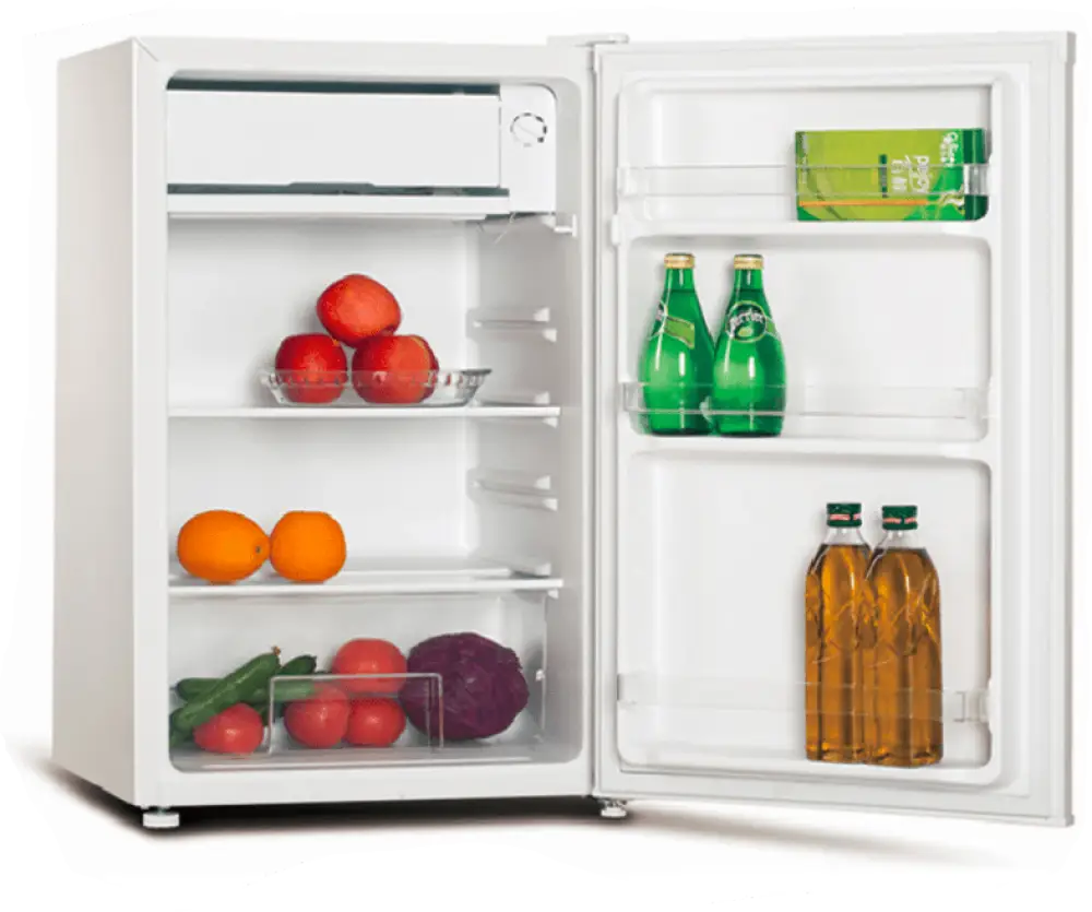 CHiQ CSR090DW 90L Compact Mini Bar Fridge - Energy Efficient Beverage Cooler for Home, Office, Dorm & Small Spaces