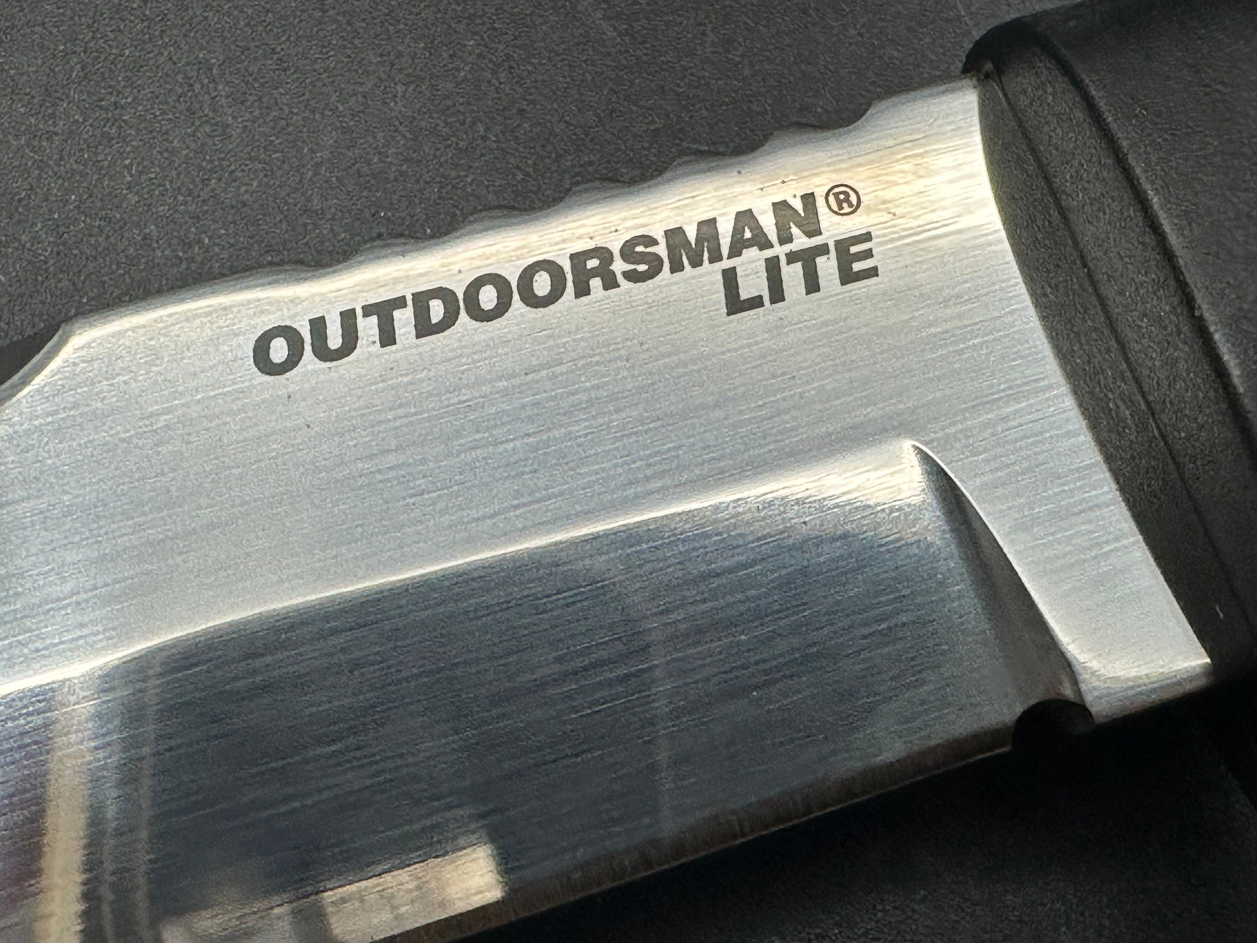 Cold Steel Outdoorsman Lite Fixed Blade Knife - High Carbon Steel Survival Knife for Camping, Hunting & Bushcraft - Durable Outdoor Knife with Sheath for Hiking, Fishing & Wilderness Adventures