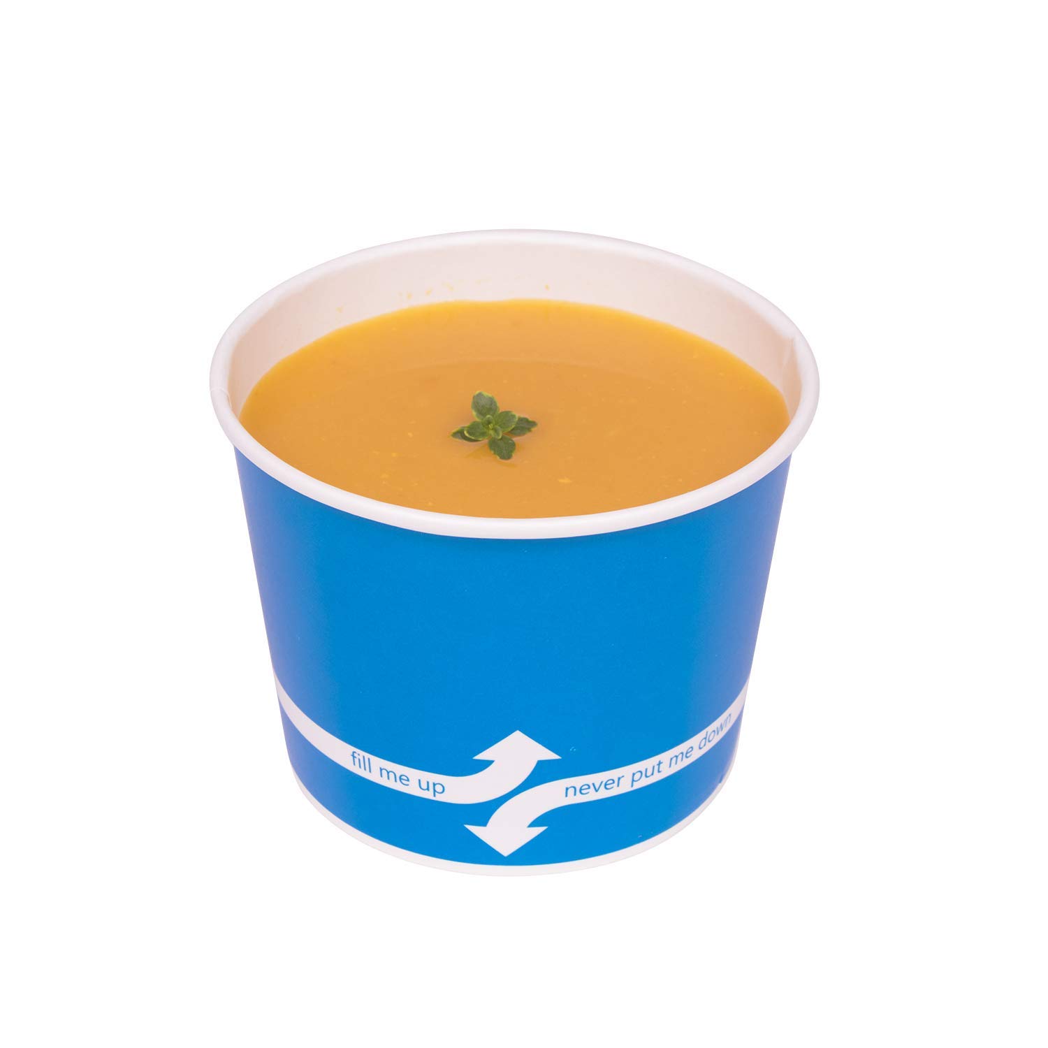 16oz (1000 Count) Disposable Paper Soup Bowls - Eco-Friendly Hot & Cold Food Containers for Soup, Noodles, Pasta, Snacks - Blue - Perfect for Restaurants, Catering, Parties and Takeout
