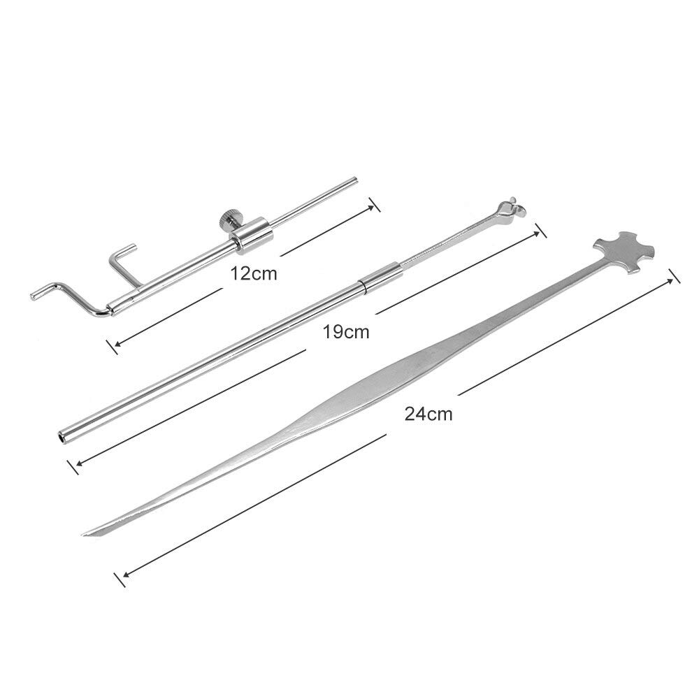 Professional Violin Parts & Tools Kit - Sound Post Gauge, Retriever Clip, Setter Brass (Gold) for Violin Repair & Maintenance | Perfect for Luthiers & Musicians