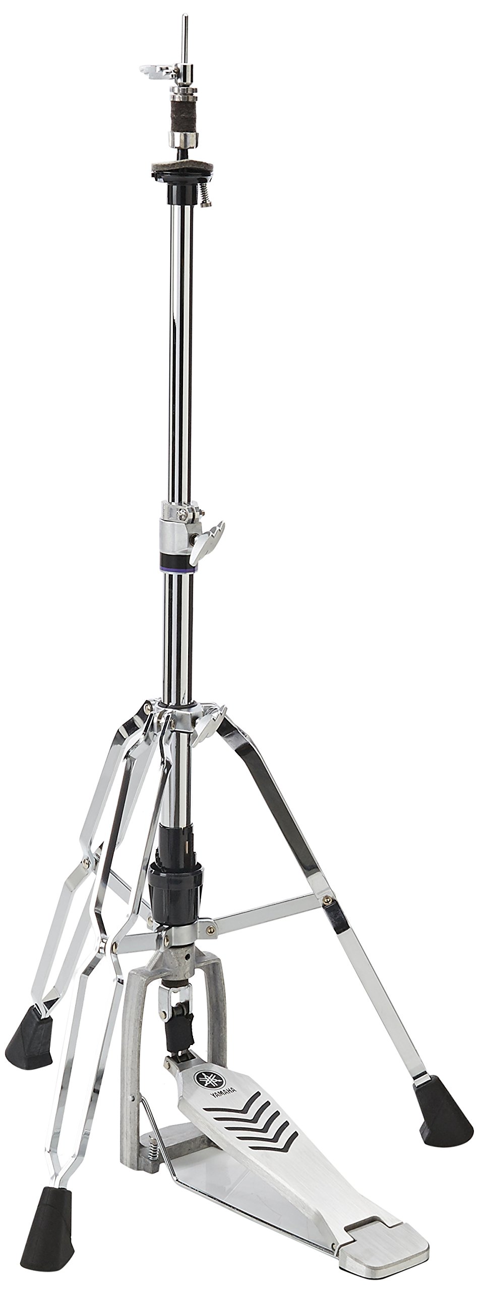 Yamaha HS-850 Professional Hi-Hat Stand - Heavy Duty Double-Braced Drum Hardware with Rotating Legs | Perfect for Live Performances & Studio Recording