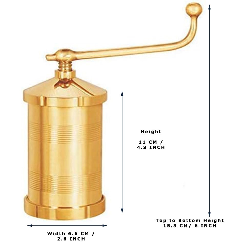 Premium Brass Sev Sancha Maker - Handmade Manual Pasta Press with 6 Interchangeable Discs for Murukulu, Gathiya & Janthikulu | Traditional Indian Snack Maker for Home & Restaurant Use