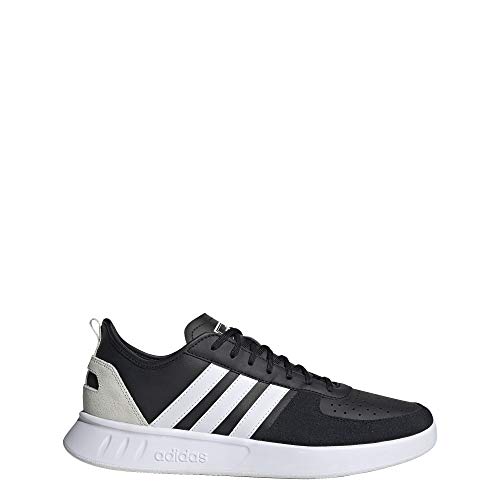 adidas Tennis Court 80's Retro Sneakers - Classic White & Black Vintage Style Shoes for Men & Women | Perfect for Casual Wear, Street Fashion & Tennis Enthusiasts
