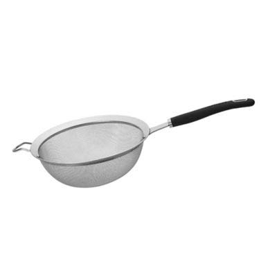 Lakeland 20cm Soft-Grip Stainless Steel Sieve – Dishwasher Safe, Ergonomic Handle for Easy Sifting, Perfect for Baking, Cooking, and Straining Liquids