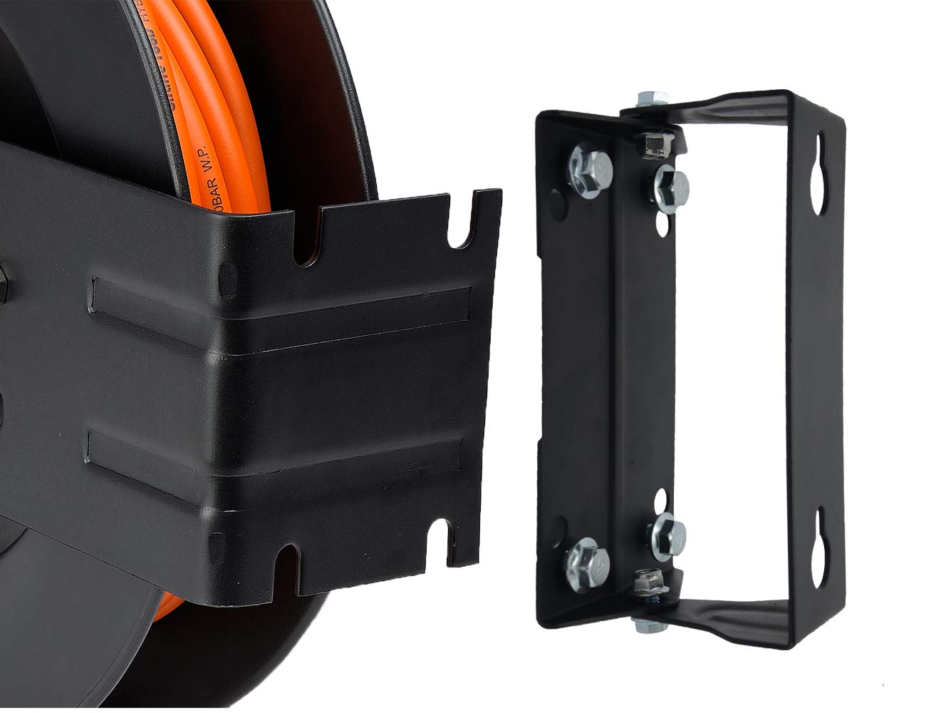 **50ft Retractable Air Compressor Hose Reel with 3/8