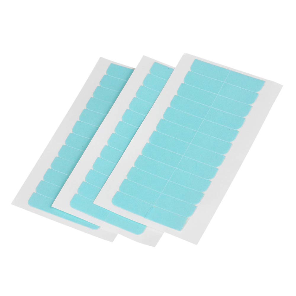 EBANKU 120Pcs Double Sided Hair Extension Tape - Strong Hold Adhesive Tabs for Lace Wigs, Toupees & Hair Wefts | Invisible & Sweatproof | Perfect for Daily Wear, Special Occasions & Cosplay