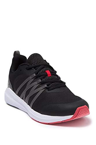 Energy Enthusiast Running Shoes for Men & Women - Lightweight Athletic Sneakers in Black/Red - Perfect for Jogging, Gym Workouts & Casual Wear