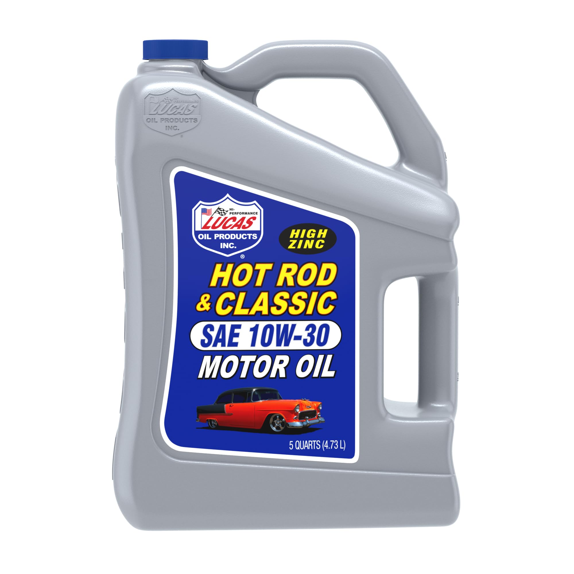 Lucas Oil 10679-3PK 10W-30 High Performance Motor Oil - 5 Quart Jug (Case of 3) for Cars, Trucks & Motorcycles | Premium Engine Protection & Lubrication