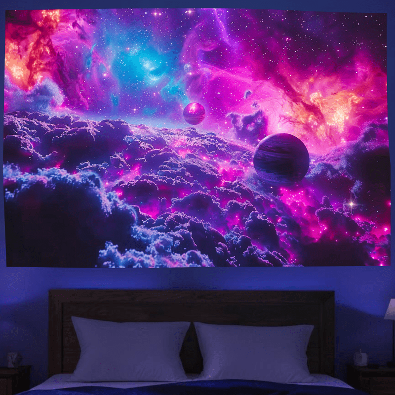 Galactic Dreamscape - Stunning Space-Themed Wall Art for Home & Office Decor | Perfect for Living Room, Bedroom, or Gift Ideas