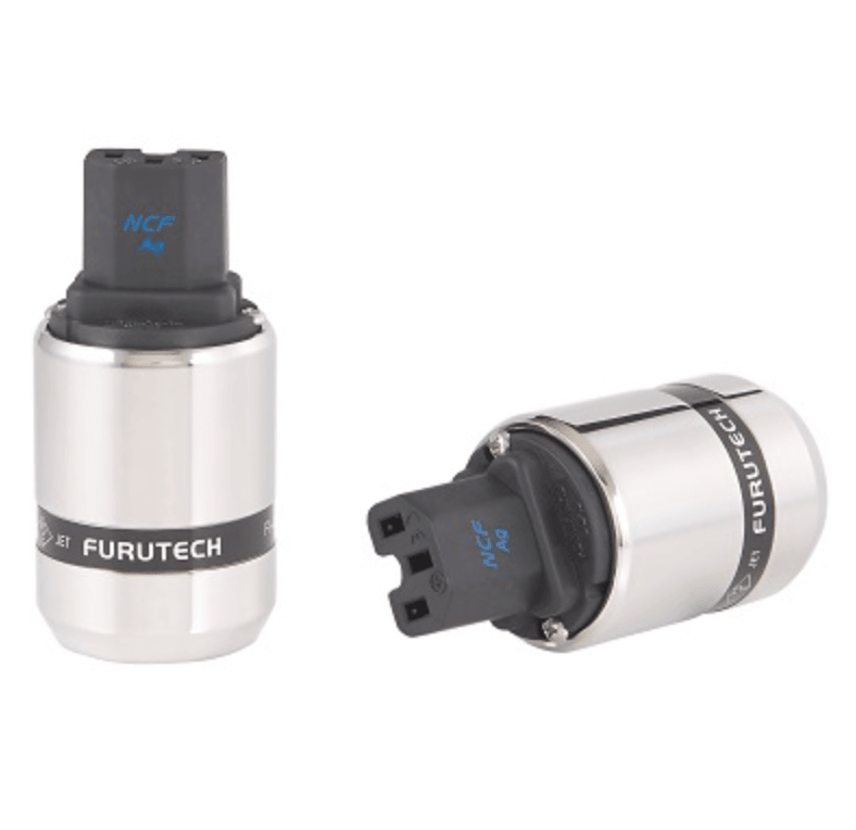 Furutech FI-48 NCF (Ag) Premium High-End IEC Power Connector - Perfect for Audiophile Systems, Home Theater & Professional Audio Equipment