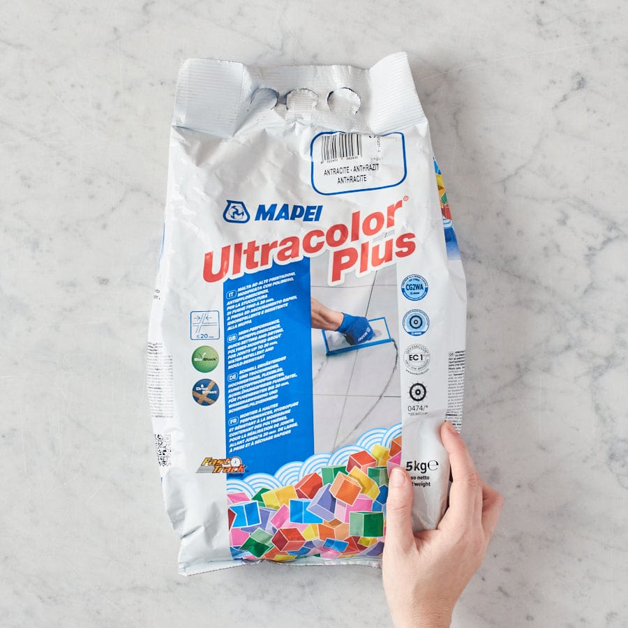 Mapei Grout Ultracolor Plus Moon White 5kg Bag - Premium Tile Grout for Bathroom, Kitchen & Flooring - Fast-Setting, Stain-Resistant & Color Consistent