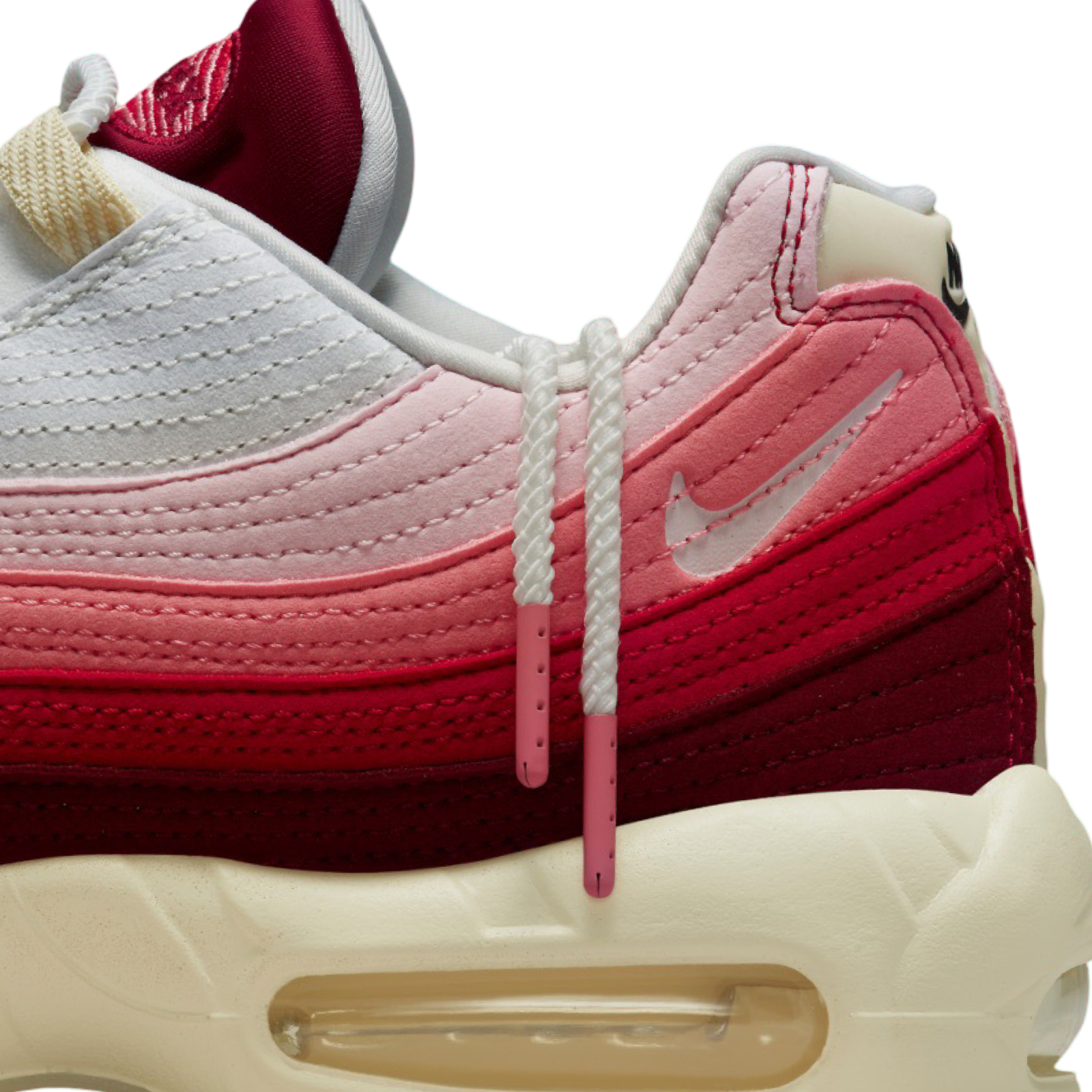 Nike Air Max 95 QS Sneakers - Team Red/Summit White Running Shoes for Men | Comfortable Athletic Shoes for Jogging, Gym Workouts & Casual Wear