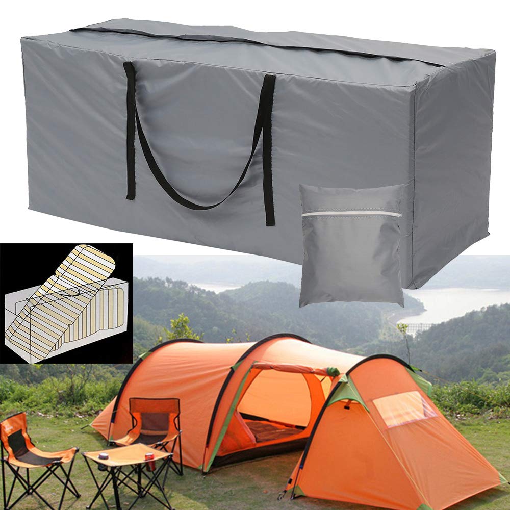 Large Waterproof Storage Bag for Outdoor Furniture, Patio Cushions & Christmas Trees - 173x76x51cm Heavy-Duty Garden Organizer | Perfect for Seasonal Storage, Garden Protection & Weatherproof Cover