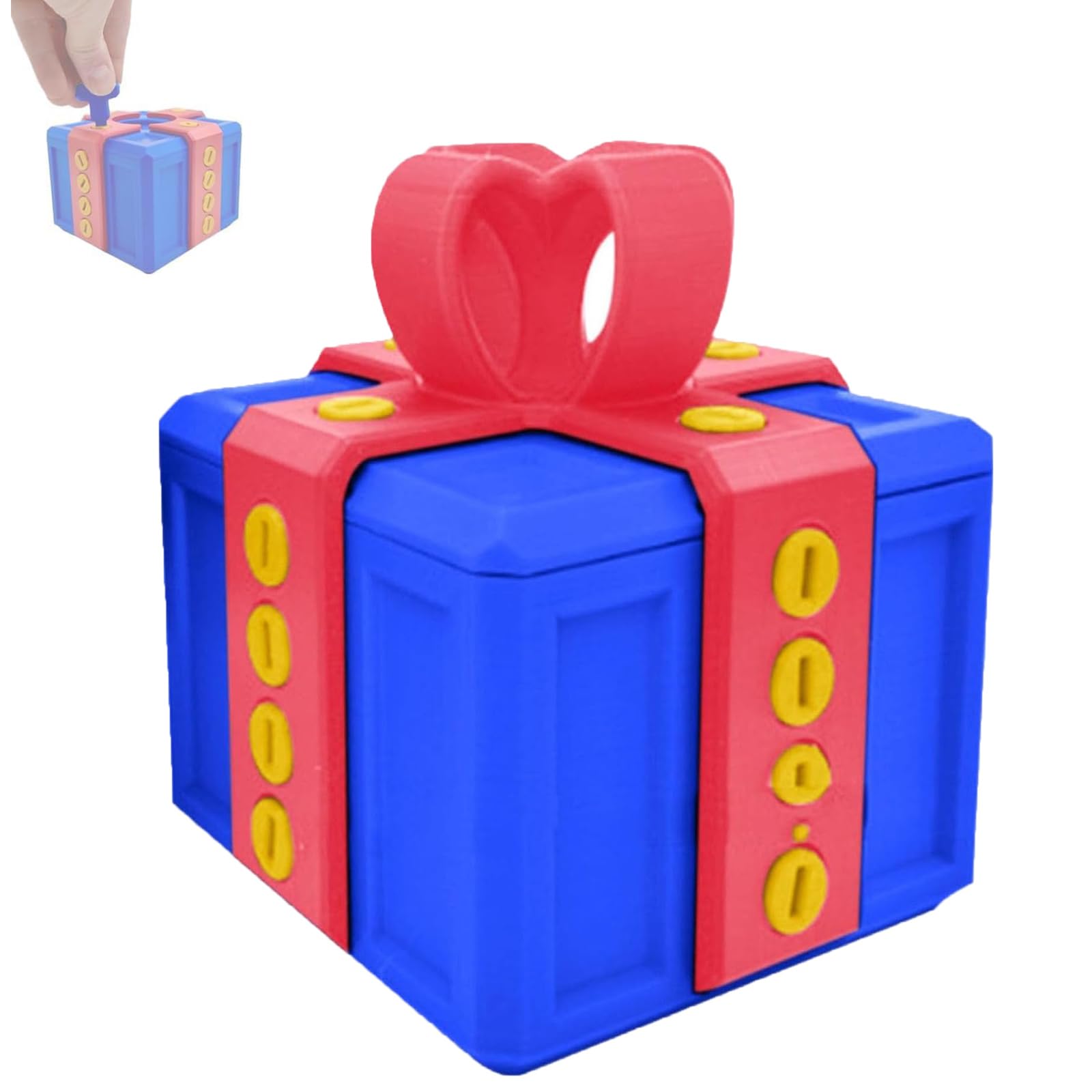 Funny 3D Annoying Gift Box with Screws - Prank Gag Gift for Christmas & Birthdays
