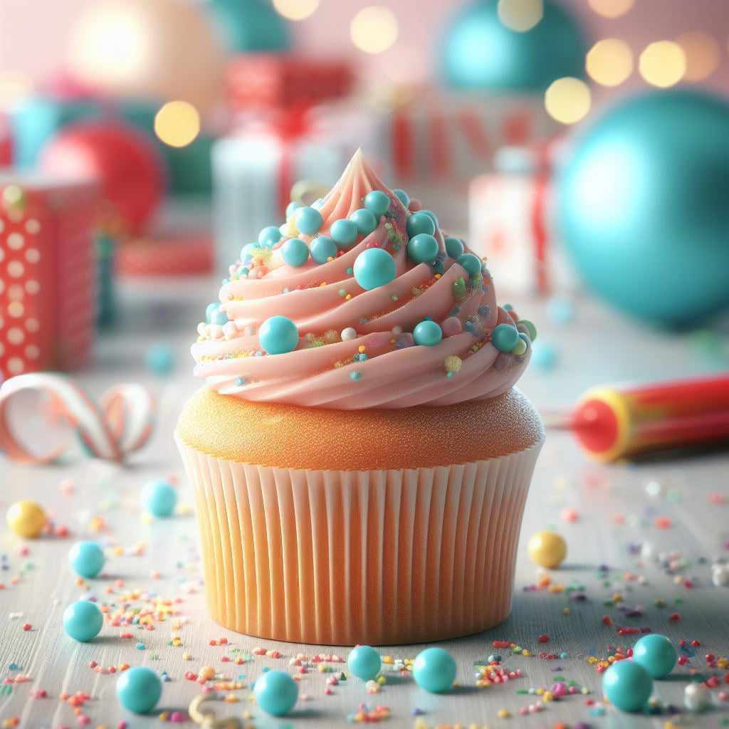 8mm Blue Sprinkle Beads Bulk - 24 Units per Case - Perfect for Cake Decorating, Cupcake Toppers & DIY Crafts