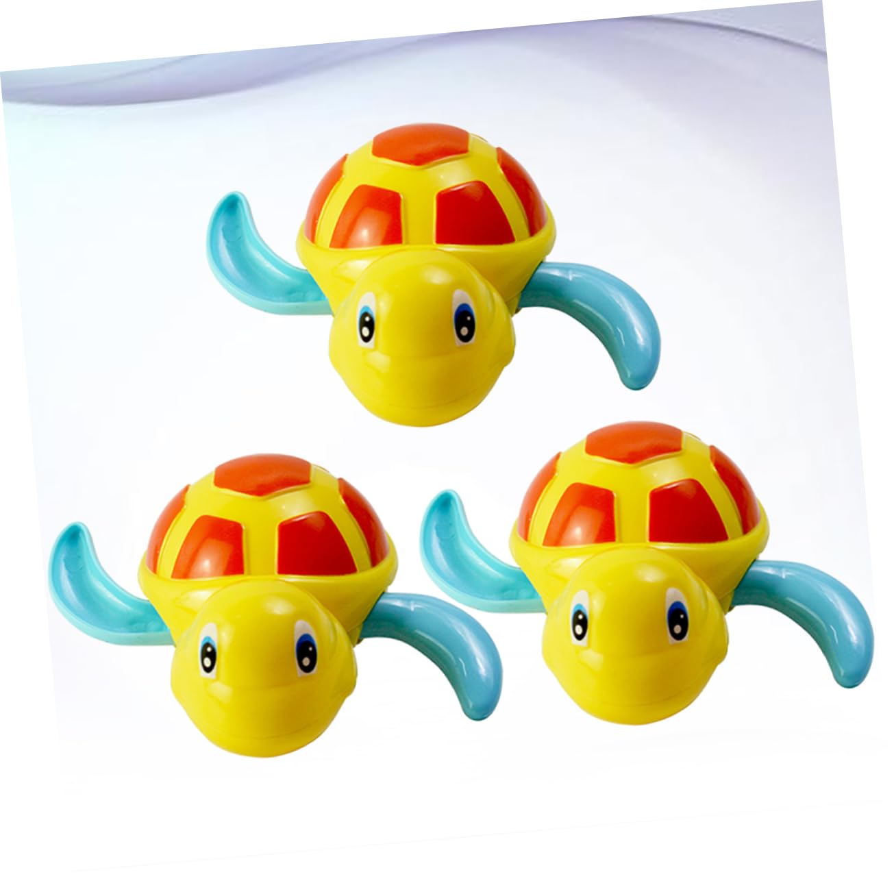 9 Pcs Wind-Up Animal Bath Toys - Cute Rubber Duck & Sea Creatures for Bubble Bath, Pool & Baby Shower Gifts - Fun Bathtime Play Set for Toddlers & Kids