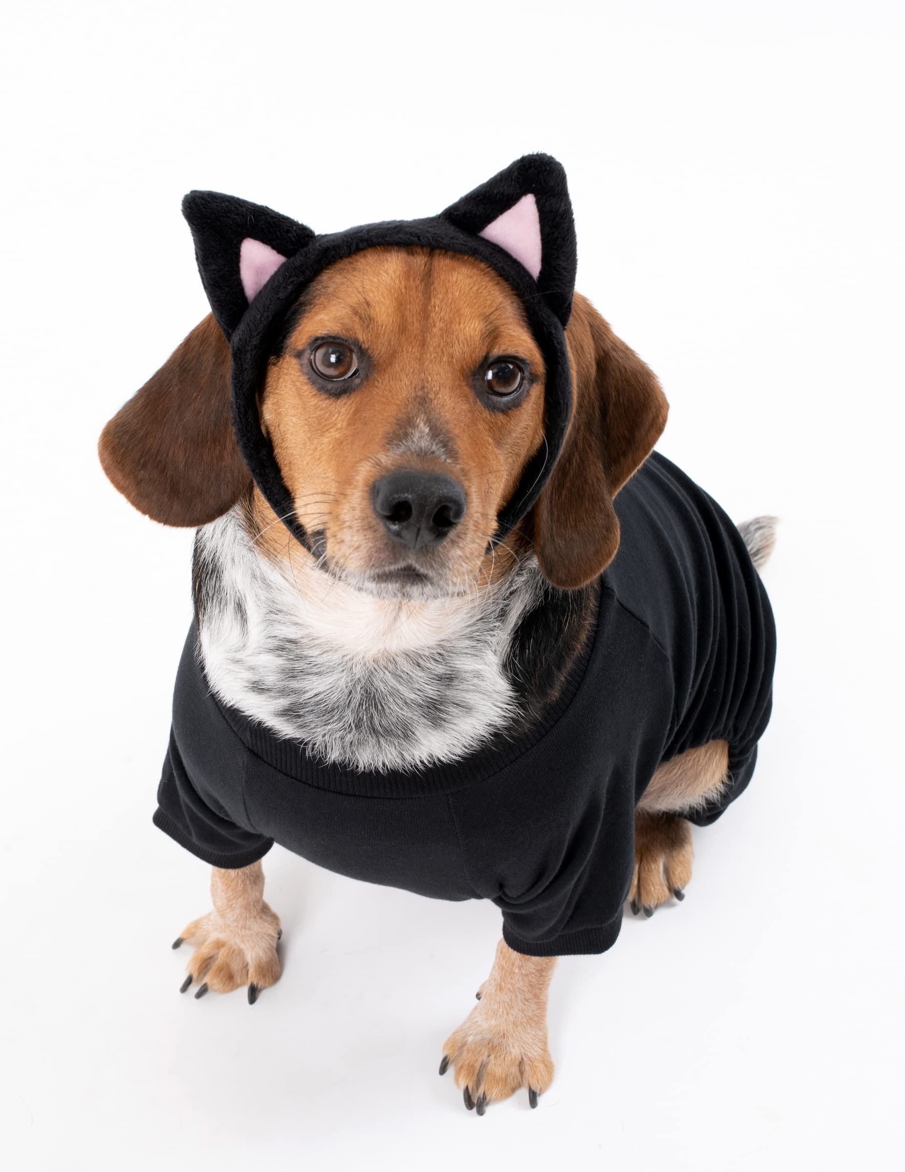 Leveret Dog Pajamas - 100% Cotton Matching Pjs for Dogs (XS-XXXL) - Cozy Sleepwear for Small to Large Breeds - Perfect for Winter Nights & Family Photos