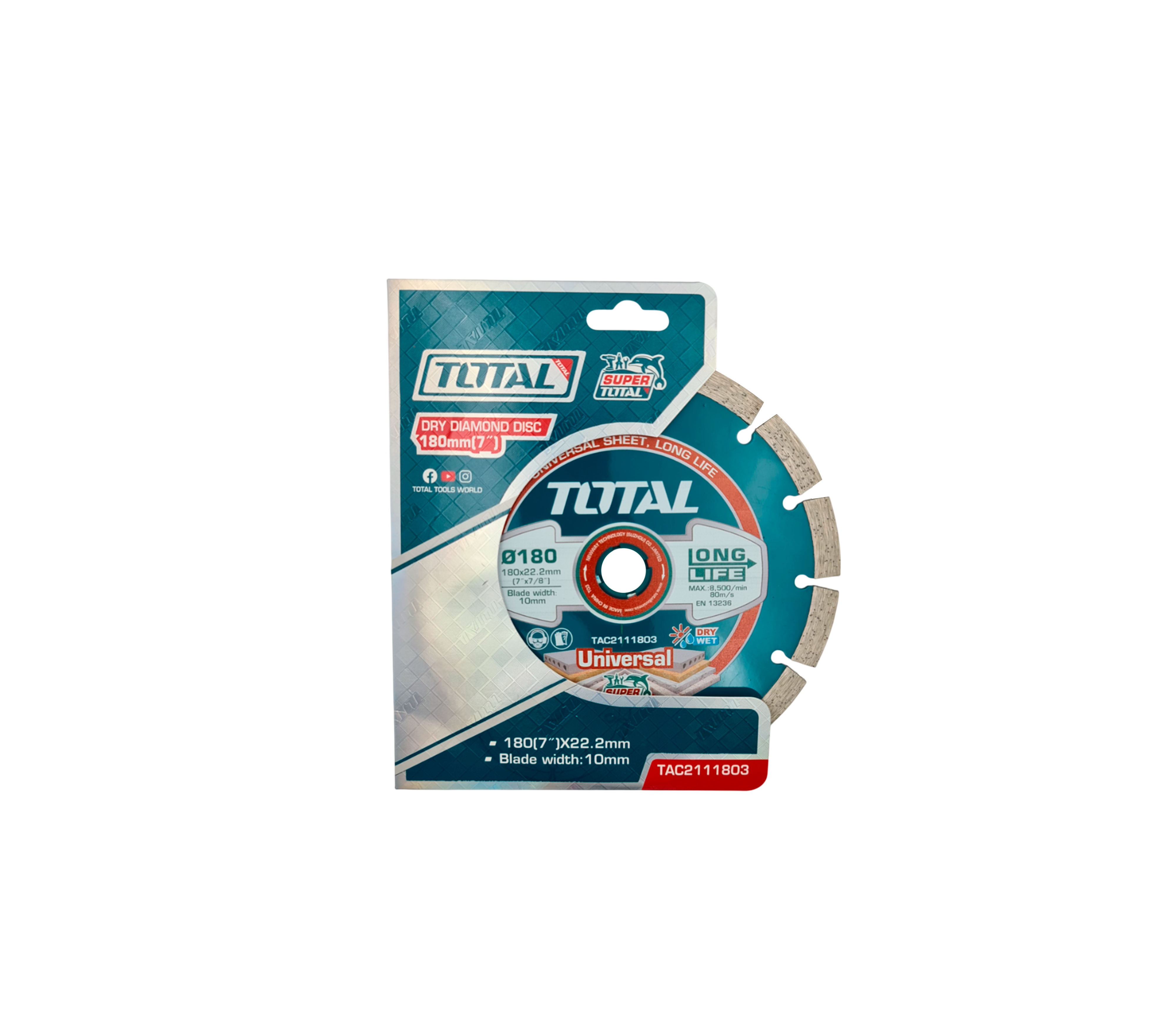 180mm Diamond Metal Cutting Disc - Premium Abrasive Wheel for Metal, Steel, and Iron - Perfect for Grinding, Cutting, and Shaping - Ideal for Construction, Welding, and DIY Projects