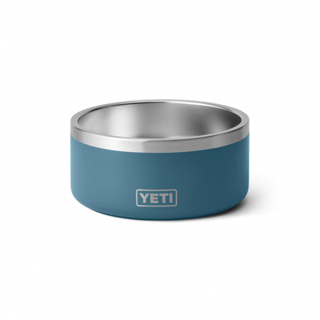 Boomer 4 Dog Bowl - Non-Slip Stainless Steel Pet Food Dish for Large Dogs - Perfect for Indoor & Outdoor Feeding
