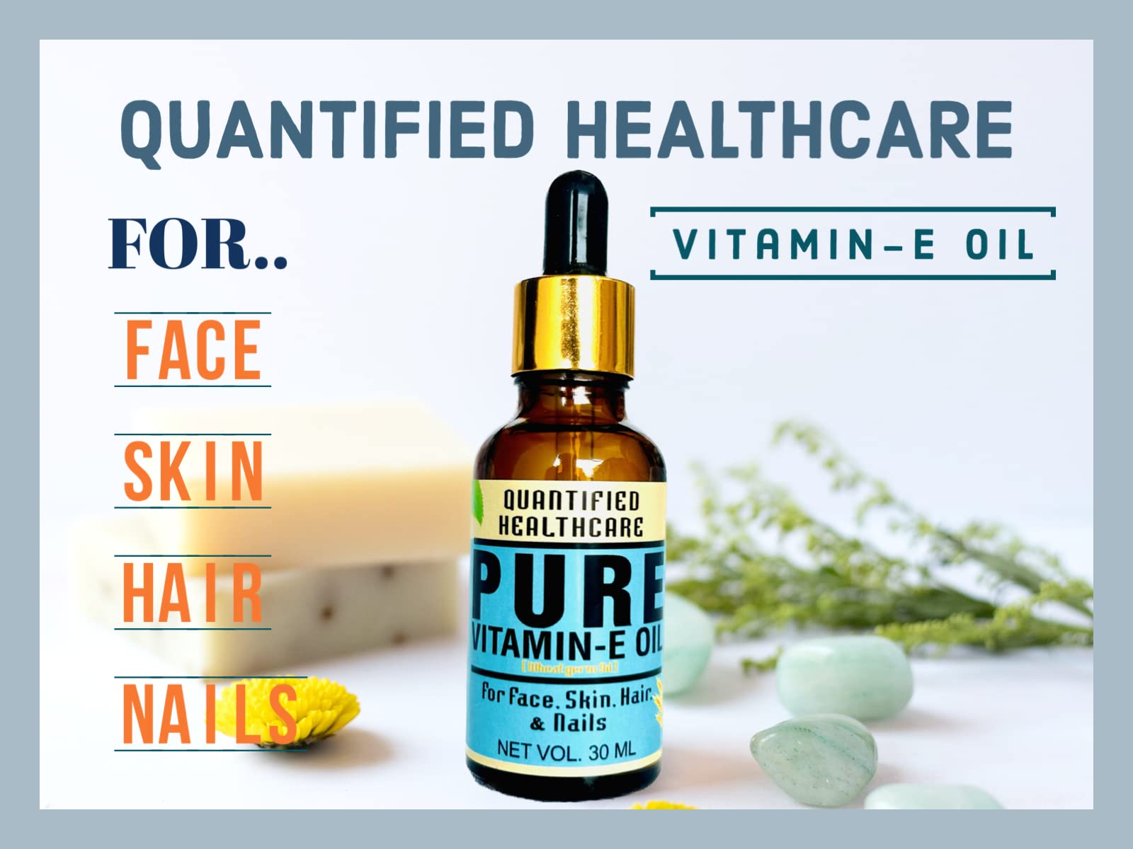 Vitamin E Oil for Face, Skin, Hair & Nails | Natural Moisturizer & Antioxidant | Dry Skin Care, Hair Growth & Nail Strength | Perfect for Daily Skincare Routine & Beauty Regimen