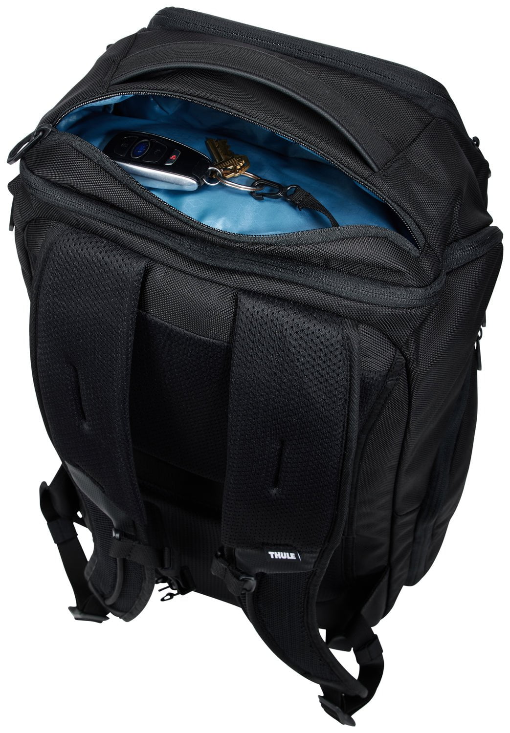 Thule Accent Backpack 28L - Lightweight Water-Resistant Hiking Backpack for Men & Women, Black - Perfect for Travel, Commuting & Outdoor Adventures
