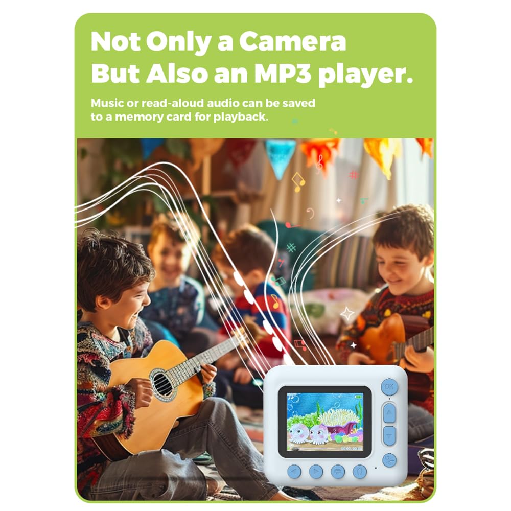 Andoer Kids Instant Print Camera - 1080P HD 2.4