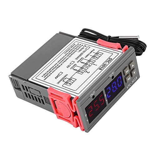 STC-3018 Digital LED Temperature Controller Thermostat - 24V NTC Sensor for Precise Temp & Humidity Control | Perfect for Home Brewing, Aquariums & HVAC Systems