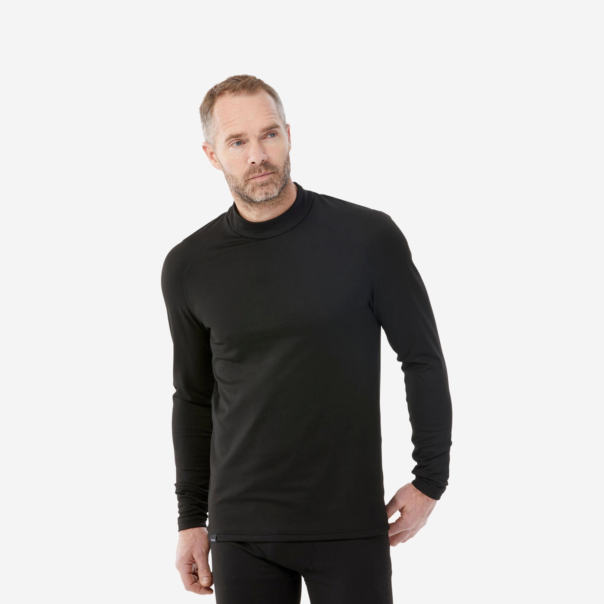 Wedze Men's BL 500 Thermal Ski Base Layer - Warm Winter Underwear for Skiing & Snowboarding - Perfect for Cold Weather Outdoor Activities