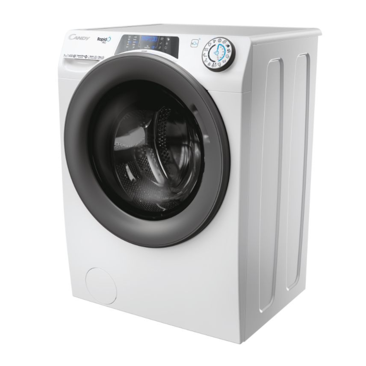 CANDY GINCE RP4476BWMR/1 S 7KG Front Load Washing Machine with Inverter Technology - Perfect for Small Apartments and Energy-Efficient Laundry