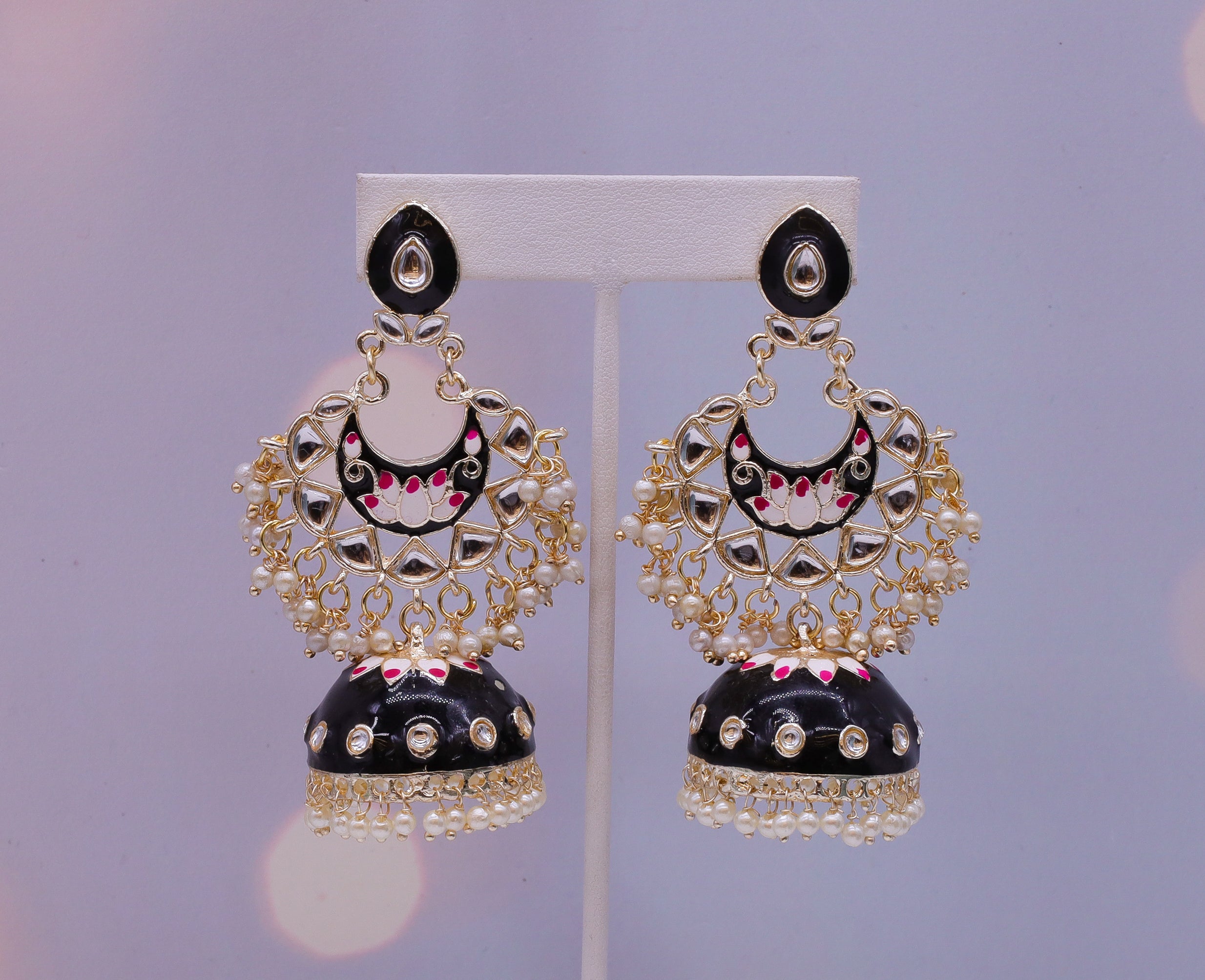 Gayathri Earrings for Women - Stylish Gold-Plated Indian Jewelry for Parties, Weddings & Festivals | Perfect Gift for Her
